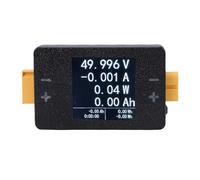 Plyisty Medidor de Potencia Digital, Probador de Voltaje de Corriente Bidireccional de 8 V A 150 V 25 A con Conector XT60, para Monitoreo de Descarga del Cargador de Batería RC LIPO