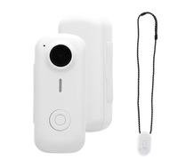 Plyisty Mini Cámara Corporal, Cámara De Acción Portátil del Tamaño De Un Pulgar, Grabación POV Manos Libres 1080P, WiFi, Aplicación, Parte Trasera Magnética, con Cordón