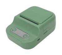 Plyisty Mini Impresora de Etiquetas, Impresora Térmica Portátil sin Tinta, Fabricante de Pegatinas de Bolsillo, Libro Ilustrado en Blanco y Negro con Aplicación para Pequeñas Empresas, (Green)