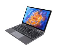 Plyisty Mini Portátil 2 en 1, Pantalla Táctil 2K de 10,95 Pulgadas, de 360°, DDR5 16 GB RAM 128 GB SSD, Sensor de Huellas Dactilares, Teclado Retroiluminado, Tipo C (Enchufe de la UE)