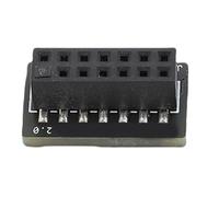 Plyisty Módulo TPM 2.0, Reemplazo de la Placa de Seguridad de Cifrado con Interfaz SPI de 14 Pines para la Placa Base, Compatibilidad Ganadora 11, Grado Industrial JESD 47 Estándares