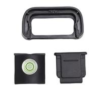 Plyisty Ocular para Cámara A7C, Protector de Visor de Silicona Suave con Tapa para Zapata y Nivel de Burbuja, Kit de Accesorios de Fotografía Antideslumbrante