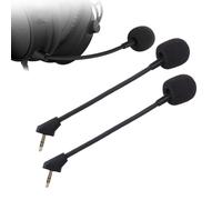 Plyisty Paquete de 2 Micrófonos de Repuesto para Auriculares para Juegos Cloud Alpha S Pro, Micrófono Desmontable de 3,5 Mm con Cancelación de Ruido y Enchufe Chapado en Oro para Audio