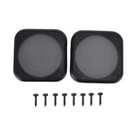 Plyisty Parrilla para Altavoz de Techo, Protector Decorativo de Rejilla para Altavoz de 109 Mm de Longitud con Acabado de Pintura Inoxidable, para Altavoces de Cine en Casa, Barco y
