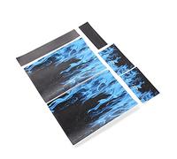 Plyisty Pegatina con Patrón de Llama, Decora y Protege Tu Controlador y Consola, Pegatinas Finas Suaves para Polvo, Huellas Dactilares Arañazos con Pegado Repetido