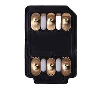 Plyisty Pegatizas de Tarjeta RSIM VSOP2, Etiqueta de Tarjeta de Desbloqueo de Doble Cara 4G 5G, para la Serie SIM Dual de IOSFONE 13 a 16, Soporte del IOS18