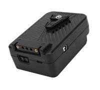 Plyisty Placa Adaptadora de Batería de Montaje en V, Convertidor de Batería para Herramientas Eléctricas con D Tap USB C PD 100W Salida de Entrada para Luces de Cámara, Teléfonos