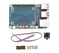 Plyisty Placa Adaptadora para Compute Module 5, Compatible con Computadora de Placa Única 5, Puerto Gigabit Ethernet RJ45, 2 Puertos USB 3.2 Gen1 y Puertos USB .0