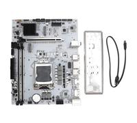 Plyisty Placa Base de Minería H410M DH, Placa Base DDR4 con 10 USB, 4 SATA, 1 M.2, DVI, HDMI, LGA1200 DDR4 de Doble Canal, Displayport, Soporte M.2 NVME M ATX