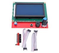 Plyisty Placa controladora de Pantalla Inteligente gráfica LCD 12864, Placa controladora Inteligente de Impresora 3D, con Cable, para Impresora 3D RAMPS 1.4 RepRap