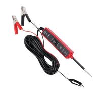 Plyisty Probador de Circuito Automotriz, Buscador Abierto Corto con Indicadores LED, Alerta de Zumbador para Diagnóstico de Eléctrico de 6 V a 24 V CC