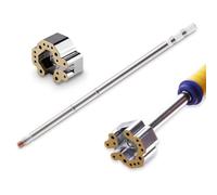 Plyisty Punta de Desoldador de Joystick 3D y Varilla Calefactora para Estación T12, Herramienta de Reparación de Varilla Analógica de 13 mm para Controladores Series S/X/One S y Más