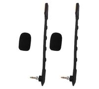 Plyisty Reemplazo de Micrófono de 2pcs para Auriculares Astro TR Gaming, Micrófono de Juego de Enchufe Desmontable de 3.5 Mm con Cubierta de Espuma, Pluma Rotativa Flexible (Black)