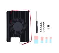 Plyisty Refrigerador CM5, Ventilador de Enfriamiento 3007 para Rasp Pi Compute Módulo 5, bajo Ruido, Ventilador de Aleación de Aleación de Aluminio de 5V PWM