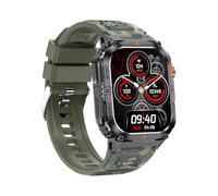 Plyisty Reloj Deportivo Inteligente, Rastreador de Actividad Física con Pantalla de 2,0 Pulgadas y Monitor de Ritmo Cardíaco de Más de 100 Modos Deportivos, Resistente Al Agua IP68, para (Camuflaje