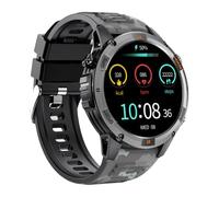 Plyisty Reloj Deportivo Inteligente, Rastreador de Actividad GPS con Resolución 360x360 de 1,46 Pulgadas con Más de 100 Modos de Ejercicio, para iOS, Correr, Nadar, Caminar, Deportes Al