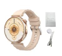 Plyisty Reloj Inteligente para Mujer, Pantalla a Color HD IPS de 1,27 Pulgadas, Notificaciones de Llamadas Bluetooth, Rastreador de Actividad Física a Prueba de Agua IP68 con Monitor de (Pink)