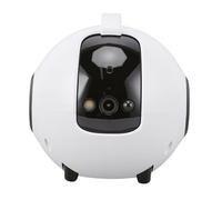 Plyisty Robot de Cámara para el Hogar con Ruedas 2.5K 4MP Cámara Móvil para Mascotas en Interiores con Llamada con un Toque Grabación de Video de Conversación Bidireccional, Control de