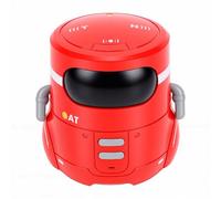 Plyisty Robot Inteligente de Juguete para Niños de 3 a 14 Años, Robot con Sensor Táctil de Control de Voz con Ojos LED Que Cantan y Bailan, Compañero Interactivo para Niños y Niñas (Rojo)