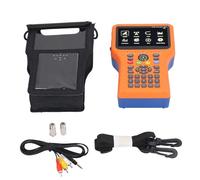 Plyisty Satellite Finder V8 Finder Pro2 Medidor de Señal para Plato Satelital con Pantalla LCD de 4.3 Pulgadas, Función de Brújula y Capacidad de Red (EU Plug (100-240V))