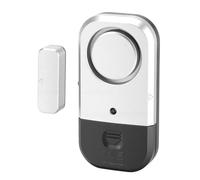 Plyisty Sensor de Alarma de Ventana de Puerta de 125 DB para Seguridad del Hogar, Alarma de Entrada Magnética Inalámbrica con Sirena Fuerte e Indicador de Batería Baja, de Puerta
