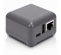 Plyisty Servidor de Impresión WiFi con USB 2.0, Tipo C, Ethernet | Uso Compartido Inalámbrico Multiusuario, Soporta Expansión hasta 256GB, para Hogar, Espacio de Trabajo Pequeño, Trabajadores