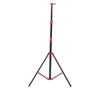 Plyisty Soporte de Luz para Fotografía, Trípode de Acero Inoxidable con Amortiguación de Aire Resistente de 9,2 Pies con Perilla de Bloqueo de un Giro, para Reflector de Softbox de Estudio (Rojo)