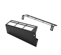 Plyisty Soporte de Montaje Metálico para Caja , Soporte de Nivel de 2.8 | Soporte de almacenamiento organizador de caja de herramientas rodante, con ranura para portaherramientas, para taller de