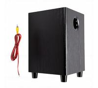 Plyisty Subwoofer Pasivo de 6,5 Pulgadas, Altavoz de Graves Pesados de 100 W de Potencia con Filtro de Paso bajo de Tierra, Gabinete de MDF a Prueba de Golpes, para de Cine en Casa