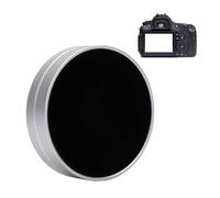 Plyisty Tapa de Lente de Metal para Fuji X10 X20 X30, Cubierta Frontal de Aleación de Aluminio con Amortiguación Interior Suave, Accesorio Protector a Prueba de Polvo para Cámaras Fuji (Silver)