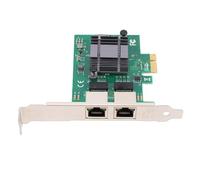 Plyisty Tarjeta Adaptadora de Red Gigabit Ethernet, Tarjeta de Red PCI Express de Doble Puerto con Modo de Ahorro de Energía y Sincronización de Hora Precisa, para Máquina de Control de