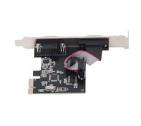 Plyisty Tarjeta Combinada Paralela en Serie PCI, 2 Puertos RS232 Express para, Mac OS X, Adaptador USB 3.0 de 4 Puertos con Puerto Interno de 20 Pines, Tecnología Autopotente