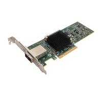 Plyisty Tarjeta Controladora Raid LSI 9300-8e 12Gbps SAS SATA HBA, Adaptador de SFF-8644 Externo PCIe 3,0 X8 de 2 Puertos para Linux VMware