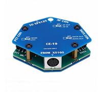 Plyisty Tarjeta de Expansión de Interfaz de Datos CE 19 para G90 G1M X5105 XPA125B, Adaptador de Audio DIN8 a 3,5 Mm con Aislamiento Digital para Conexión a PC Configuración de Am