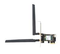 Plyisty Tarjeta de Red Inalámbrica PCIe de Doble Banda, Chipset WiFi6 9260NGW Incorporado 1730Mbps 802.11ac 5.0, con Antena de Doble Banda 8DBi, para 10