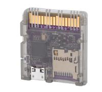 Plyisty Tarjeta Flash Dspico Para DS, Actualización R4, Con Microcontrolador RP2040, Diseño De Código Abierto, Velocidad De Lectura De SD De 6 MB/S, Modo DS Y Pico Launcher (Negro transparente)
