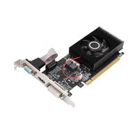 Plyisty Tarjeta Gráfica de Oficina con Memoria DDR3 de 1 GB, 128bit 993 667MHz PCI Express 2.0 X 16 Soporte de Tarjeta Gráfica DVI VGA HD Interfaz Multimedia para Computadora