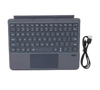 Plyisty Teclado Bluetooth para Go 4 3 2 1, Teclado Inalámbrico Portátil Ultradelgado con Retroiluminación de 7 Colores y Panel Táctil, Reemplazo para Computadora Portátil Go