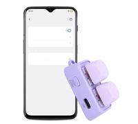 Plyisty Teclado de 2 Teclas, Teclado Mecánico para Juegos USB Bluetooth con Retroiluminación RGB y Teclas Macro Personalizables, para Trabajo, Juegos, Música, Medios y Laboratorio (Purple)