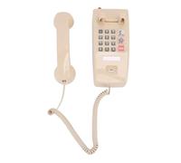 Plyisty Teléfono de Pared Retro con Llamada SOS, Marcación Rápida, 3 Grupos Números Familiares, 3 Niveles de Volumen, Luces Indicadoras para Escritorio de Inicio, Teléfono de Pared,