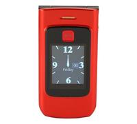 Plyisty Teléfono Móvil Básico, Lauter Sound -Senior -Handy para Personas Mayores para Regalos (Rojo)