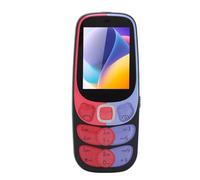 Plyisty Teléfono Móvil Senior 2G, Teléfono Móvil Anciano 2.4 Pulgadas 32 MB y 32 MB Triple Tarjeta Triple Boots de Cristal Big Cell Teléfono con Batería de 3000 MAh para Senior (Black)