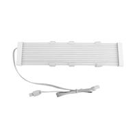 Plyisty Tira de Luz de Neón de Silicona Flexible ARGB, Cable de Extensión RGB de Sincronización de 3 Pines para Kit de Iluminación de PC de Placa Base Aura Sync (X12 Ancho admite 24P 3X8P)