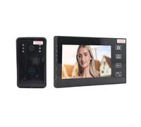 Plyisty Transmisión Larga Inalámbrica HD Video Toildevel de Intercomunicador Inteligente para Personas con Discapacidad Visual Material ABS (Enchufe de la UE)