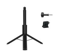 Plyisty Trípode Palo Selfie de 48 Pulgadas, Poste de Cámara Extensible 2 en 1 con Estructura de Bloqueo de Tornillo y Almohadillas Antideslizantes para los Pies, para Cámara Panorámica