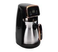 Plyisty Turca Eléctrica de Acero Inoxidable Portátil para Café | Electric Coffee Cooking Pot with Heating Function for Home, Travel, Office Use