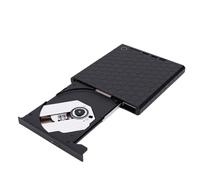 Plyisty Unidad Externa CD DVD, Hub USB 5 en 1, Plug and Play | Unidad de Lectura y Escritura de Disco óptico, USB 3.0 5Gbps, con USB 3.0 2.0, USB C 2.0, Ranura para Tarjeta de Memoria