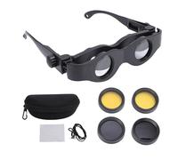 Plyisty Vacas Binoculares 3X, Enfoque Ajustable, Gafas de Telescopio con Lente Polarizada, para Pesca, Observación de Aves, Televisión, Deportes, Conciertos, Teatro, Turismo