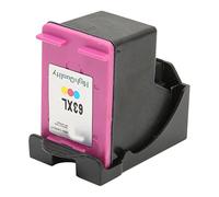 Plyisty Valuetoner Cartuco de Tinta Remanufacturado de Repuesto Para63 XL 63XL - Para4520 4512 4516, OfficeJet 5255 5258 4650, Deskjet 1112 2132 3630, 1 Negro, 1 Color, Color (H 63XLC Coloreado)