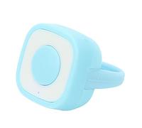 Plyisty Volteador de Página de Control Remoto, Clicker de Botón de Punta de Dedo Recargable, Compatible Conplicacia de Video Corto, Cámara, Novela, para Lectura, Control, (Blue)